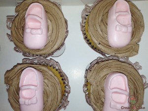 cupcake dulce para bautizo