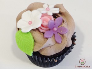 CUPCAKE DECORADO CHOCOLATE