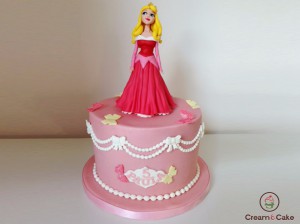 tarta fondant princesita