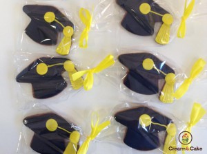 Galleta decorada celebración graduación colegio